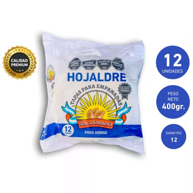 Tapas empanadas hojaldre premium x 12