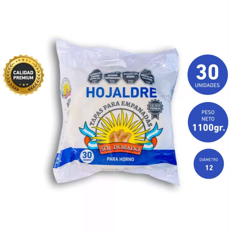 Tapas empanadas hojaldre premium x 30